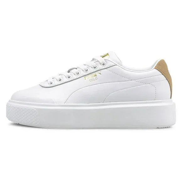- Puma Oslo shoes Puma Oslo-City PRM White Grey Red Men Women Unisex Casual  main image 4